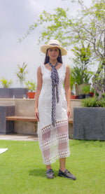 Load image into Gallery viewer, Boho Panel Lace Midi Dress