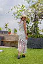 Load image into Gallery viewer, Boho Panel Lace Midi Dress