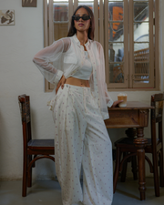 Sheer Bloom Co-ord