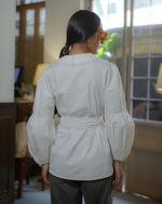 Load image into Gallery viewer, Petal Belted Blouse