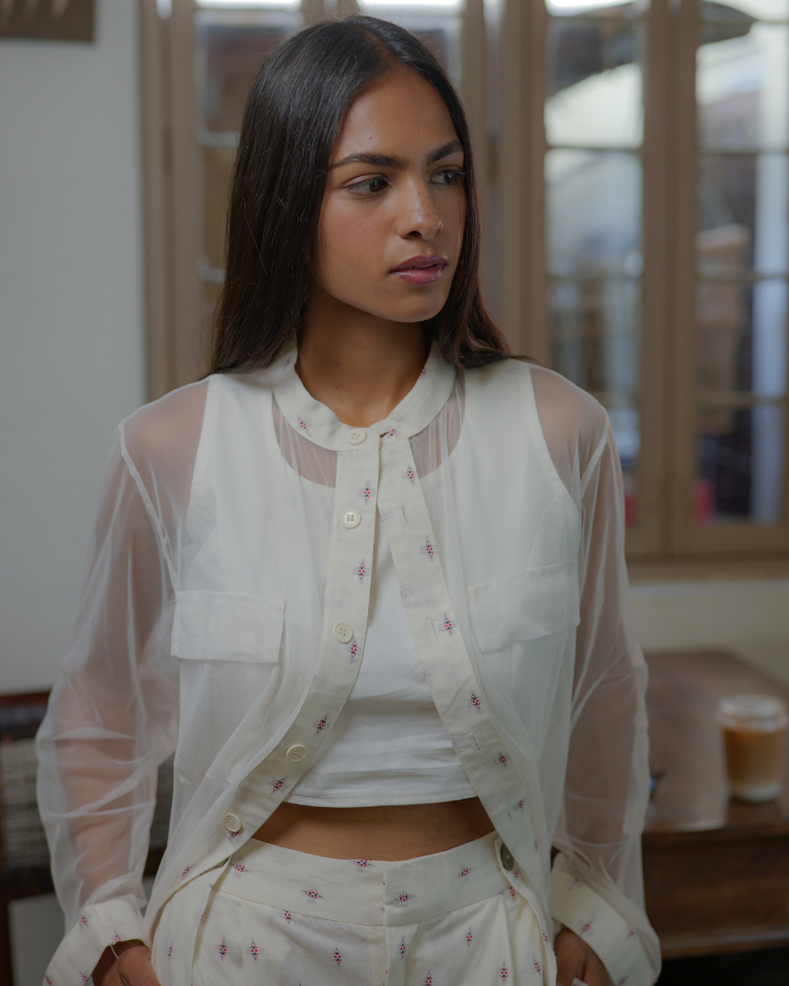 Sheer Bloom Jacket
