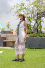 Boho Panel Lace Midi Dress