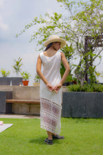 Load image into Gallery viewer, Boho Panel Lace Midi Dress
