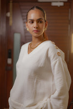 Load image into Gallery viewer, Coastal Calm Cotton Co-ord Set
