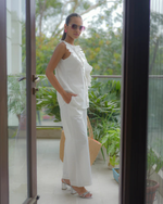 Load image into Gallery viewer, Ruffle Bloom Sleeveless Cord-set