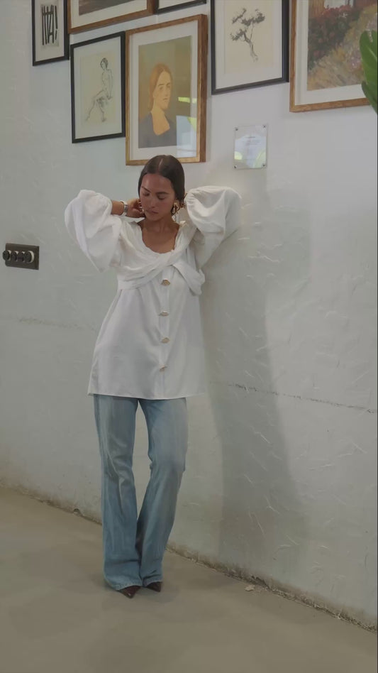 Bloom Sleeves Top